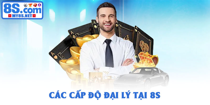 Đại lý 8S - Cơ hội hợp tác sinh lời ổn định và bền vững 2026 2 Các cấp độ đại lý tại 8S